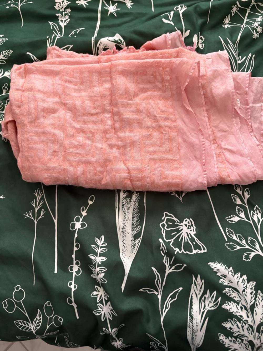 LOFT Pink Lightweight Scarf